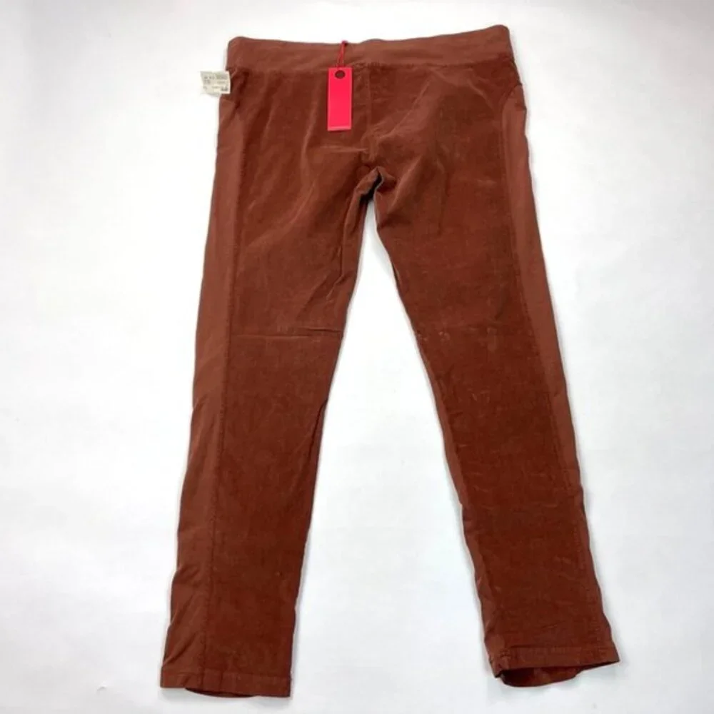 XCVI Cord OSLO Leggings Women XL‎ NWT Stretch Cotton Elastic Waistband Ruched